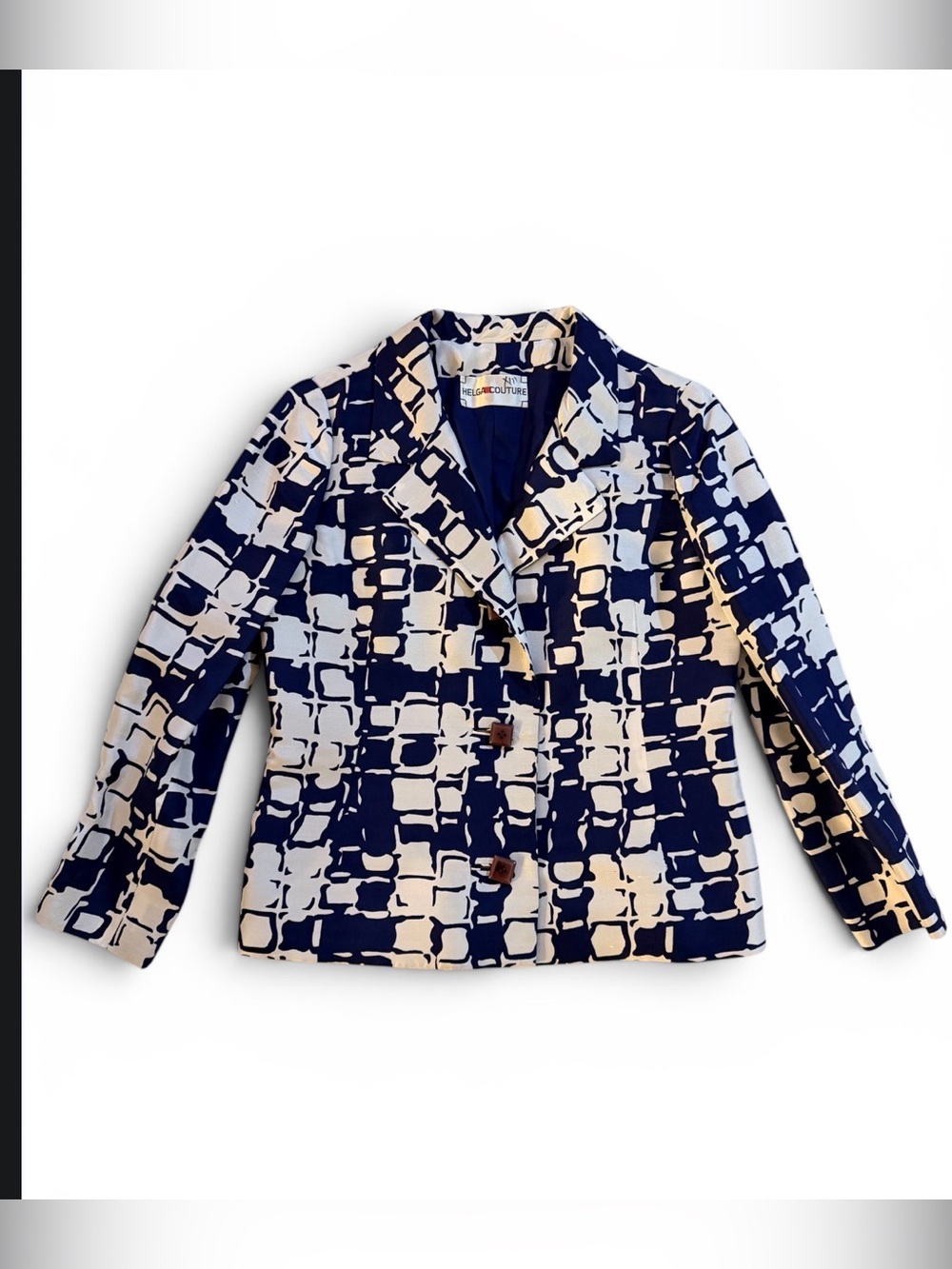 Vintage 60s silk Helga Couture jacket M